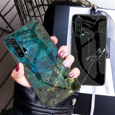 Anti - fall marble mobile phone case For Honor 20 Pro - MyMobile