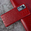 Anti - fingerprint Half Pack Anti - fall Genuine Leather Phone Case For iPhone 16 - MyMobile