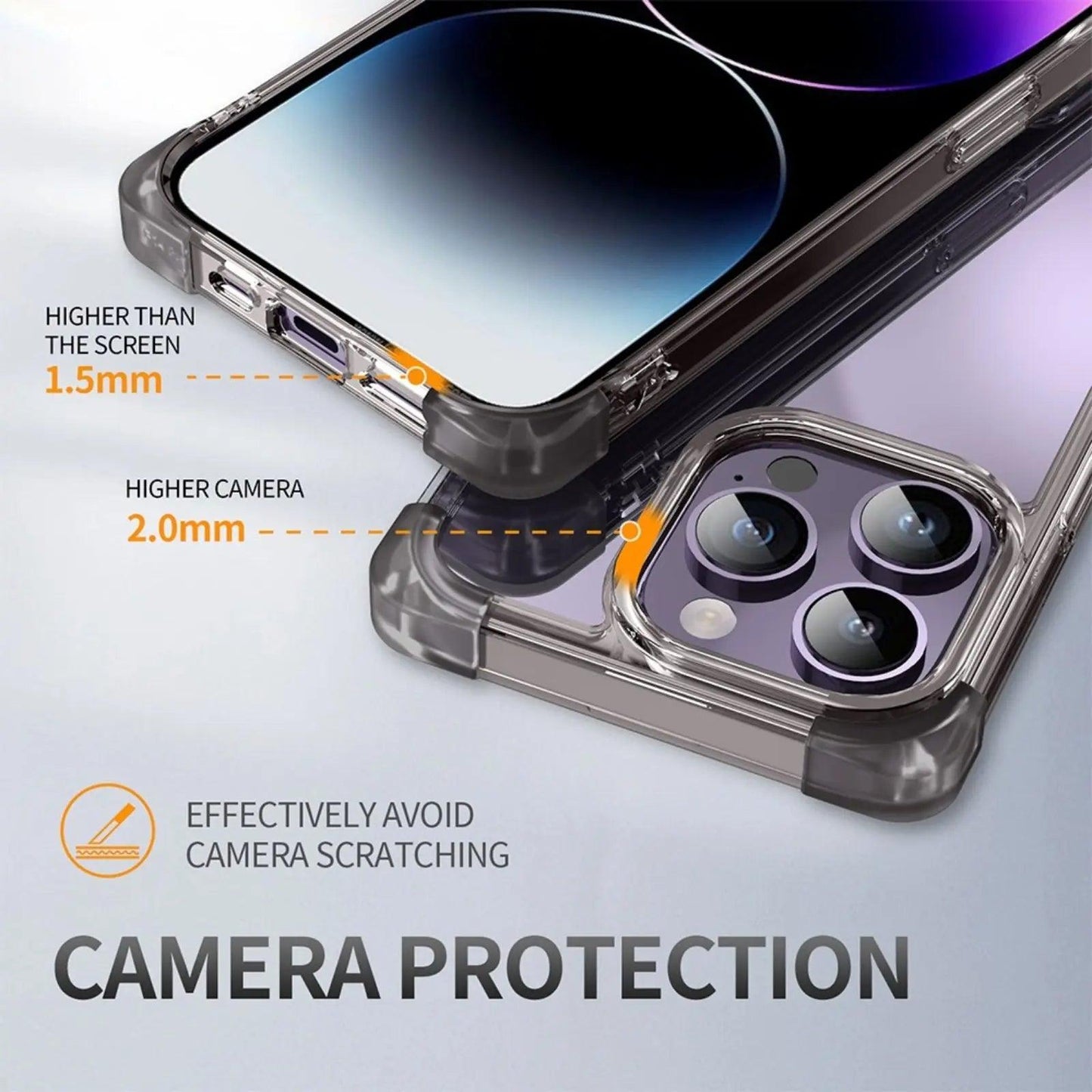 AntiShock Space Protective Cover Case for iPhone 15 Pro Max - MyMobile