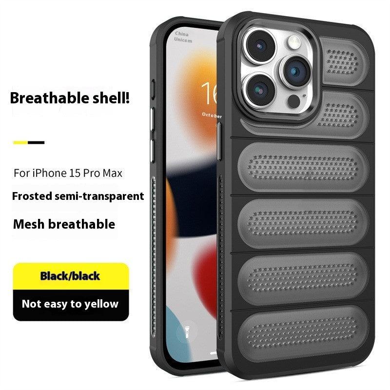 Applicable 15 Cooling Grid Phone Case For iPhone 12, 13, 14, 15 - MyMobile