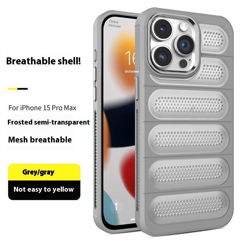 Applicable 15 Cooling Grid Phone Case For iPhone 12, 13, 14, 15 - MyMobile