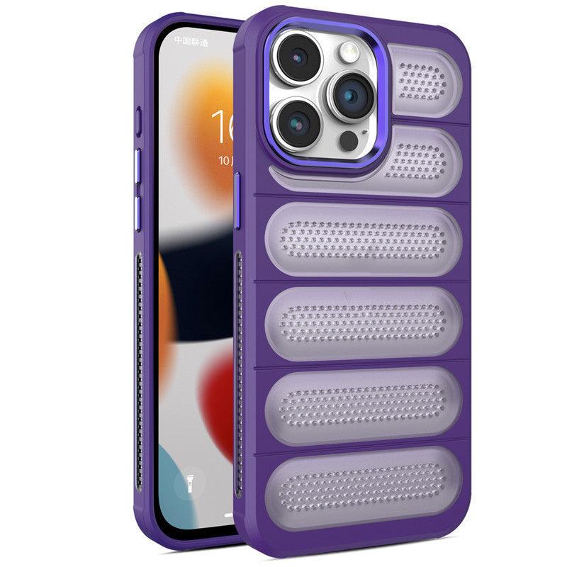 Applicable 15 Cooling Grid Phone Case For iPhone 12, 13, 14, 15 - MyMobile