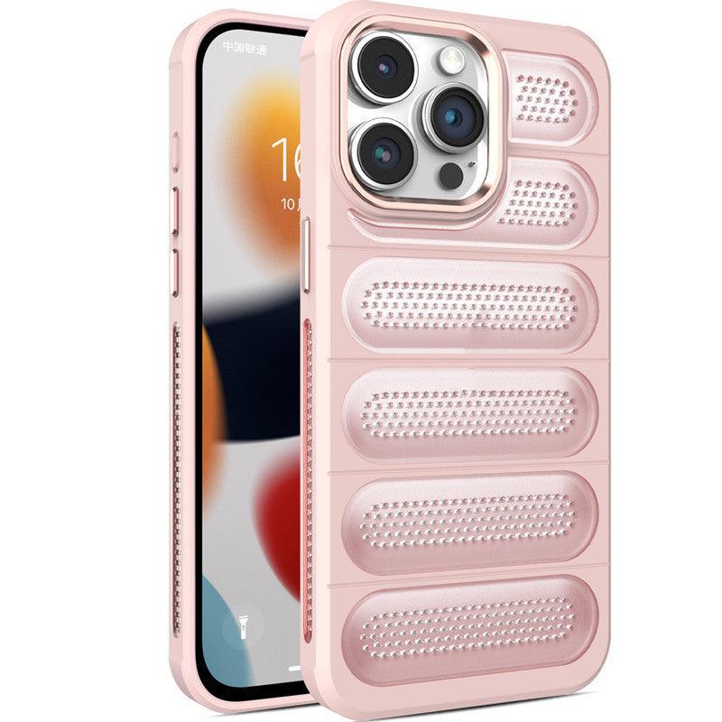 Applicable 15 Cooling Grid Phone Case For iPhone 12, 13, 14, 15 - MyMobile