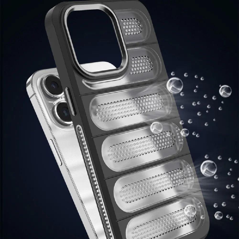 Applicable 15 Cooling Grid Phone Case For iPhone 12, 13, 14, 15 - MyMobile