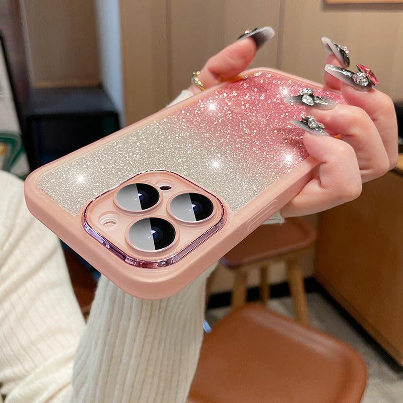 Applicable To 15 Transparent Glitter Phone Case Ultra - thin For iPhone 11, 13, 14, 15 - MyMobile