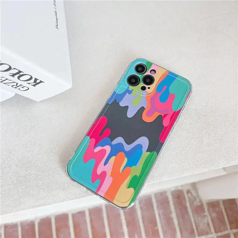 Art Painted Mobile Phone Case Silicone Transparent - MyMobile