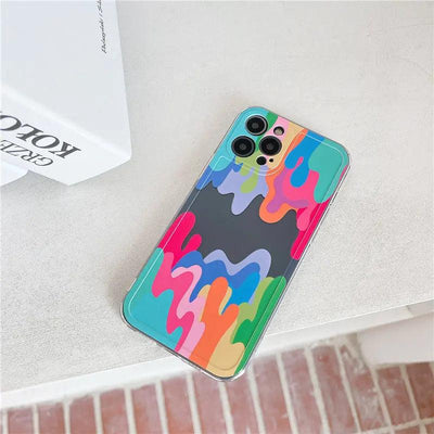 Art Painted Mobile Phone Case Silicone Transparent - MyMobile