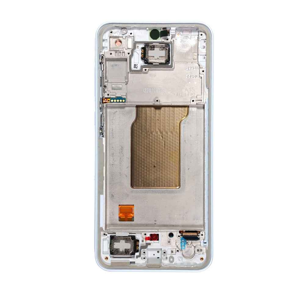 AS NEW-Samsung Galaxy A35 5G A356B OLED Screen Replacement with Frame -Iceblue