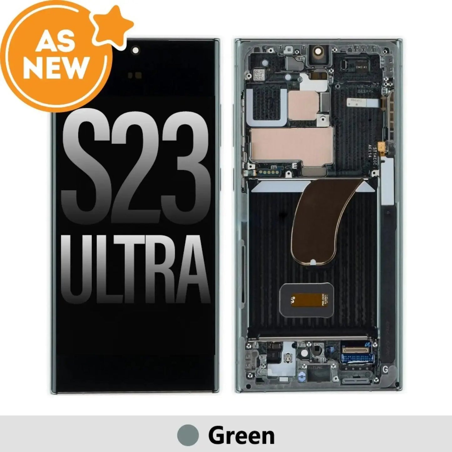 AS NEW - Samsung Galaxy S23 Ultra 5G S918B OLED Screen Replacement (SERVICE PACK SCREEN AND FRAME ) - MyMobile