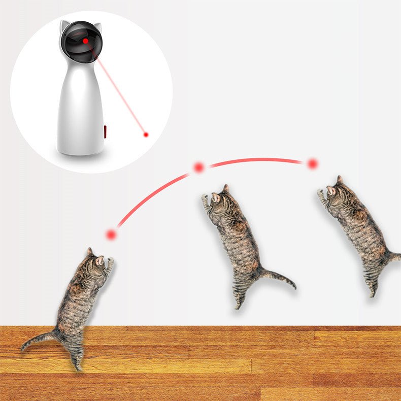 Automatic Cat Toys Interactive Smart Teasing Pet LED Laser Funny - MyMobile