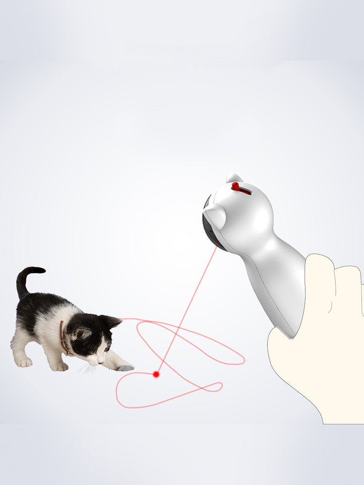 Automatic Cat Toys Interactive Smart Teasing Pet LED Laser Funny - MyMobile