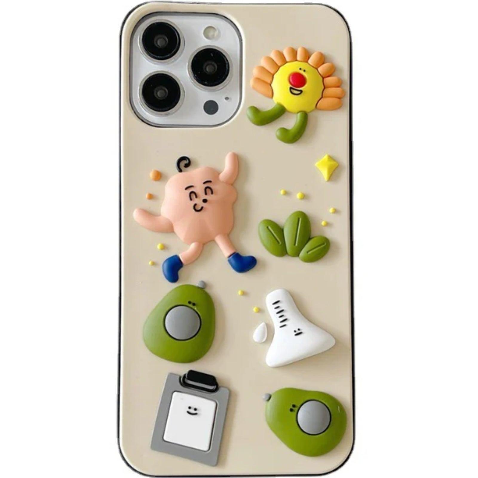 Avocado Villain Cartoon Mobile Phone Case Silicone - MyMobile