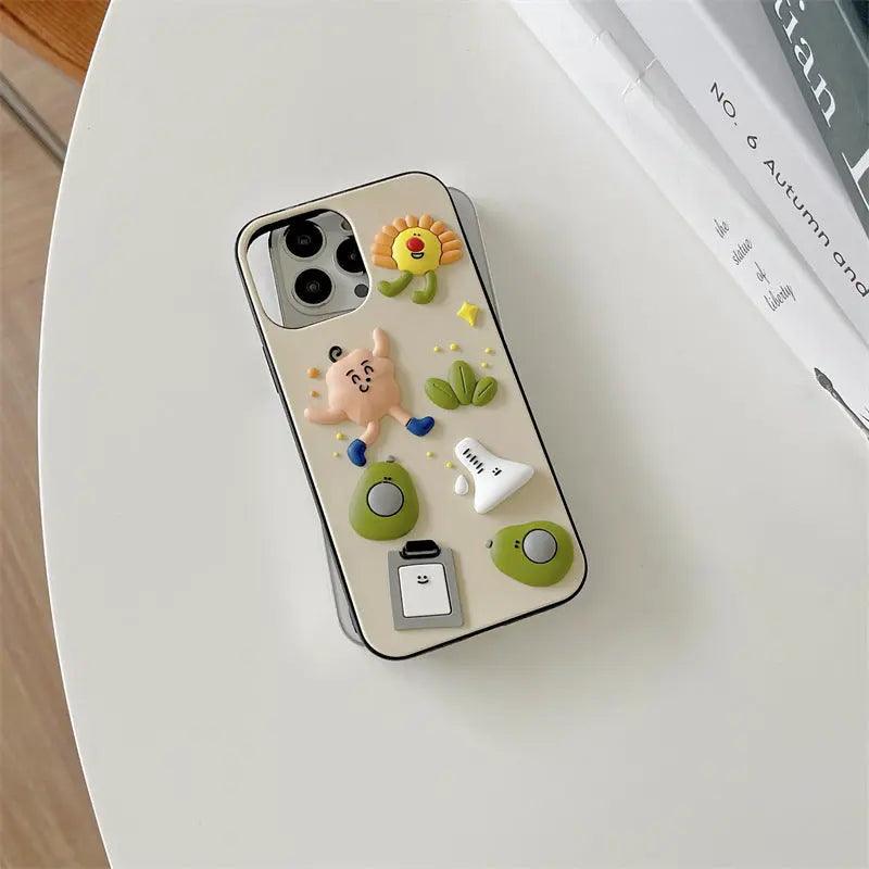 Avocado Villain Cartoon Mobile Phone Case Silicone - MyMobile