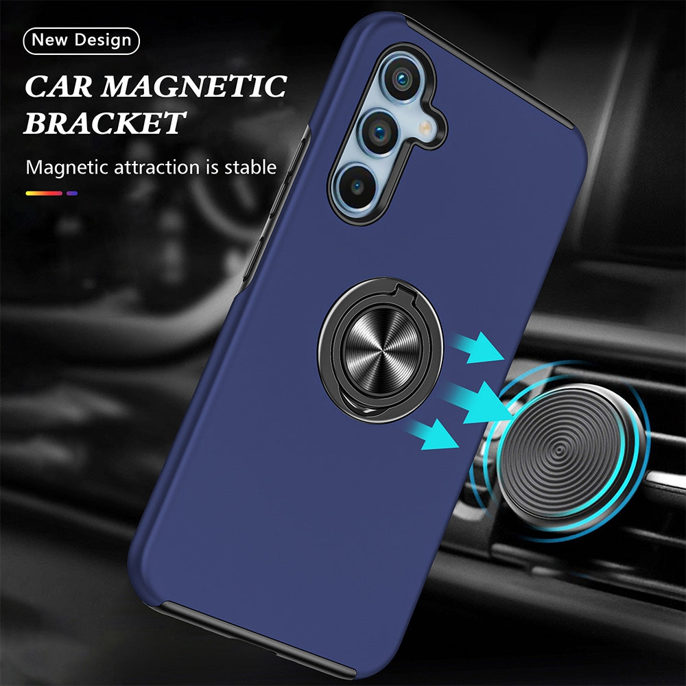 Magnetic Ring Holder Shockproof Case Cover for Samsung Galaxy S24 FE