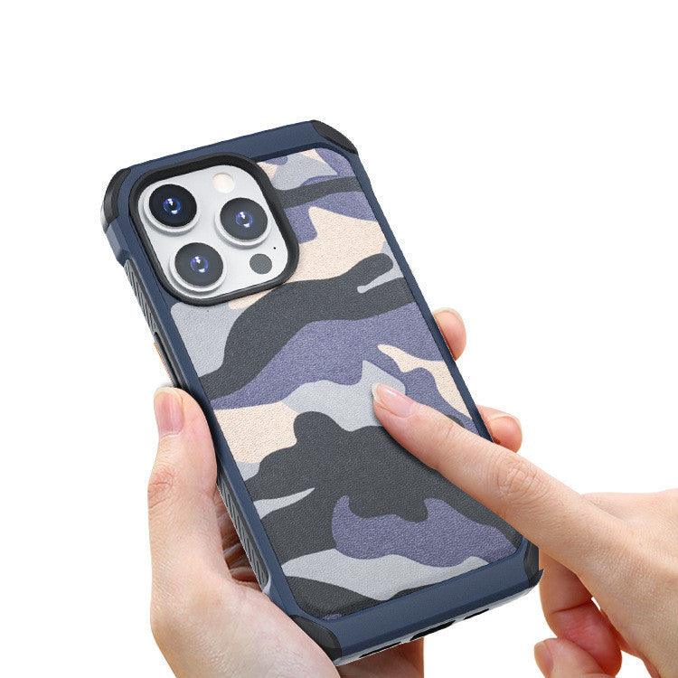 New Camouflage Mobile Phone Case All-inclusive Airbag Anti-fall For iPhone 11, 12, 13, 14 - MyMobile