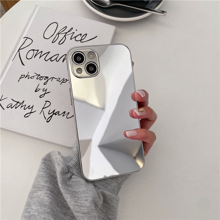 Fashion Simple Electroplating Mirror Phone Case For iPhone 16