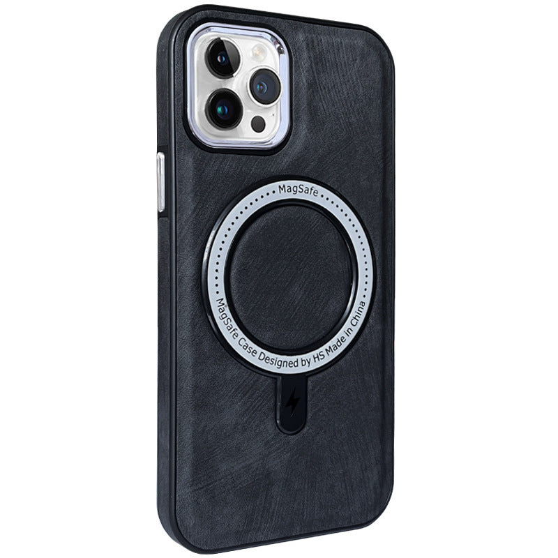 Frosted Solid Color Magnetic Phone Case For iPhone 14