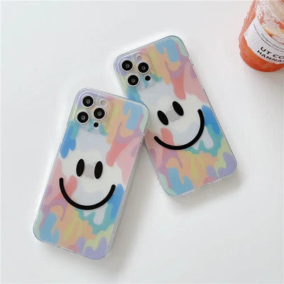 Compatible with Apple, Compatible with Apple , Suitable For IPhone12ProMax Mobile Phone Case Apple 11 Camouflage Smiley Face TPU Expression All-inclusive Protective Cover Soft Shell Online Only