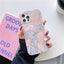 Electroplating Splicing Marble Pattern Mobile Phone Case - MyMobile