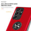 Magnetic Ring Holder Shockproof Case Cover for Samsung Galaxy S24 Ultra