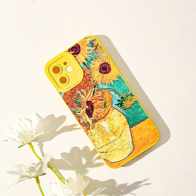 Sunflower Phone Case Silicone Phone Case For iPhone 14