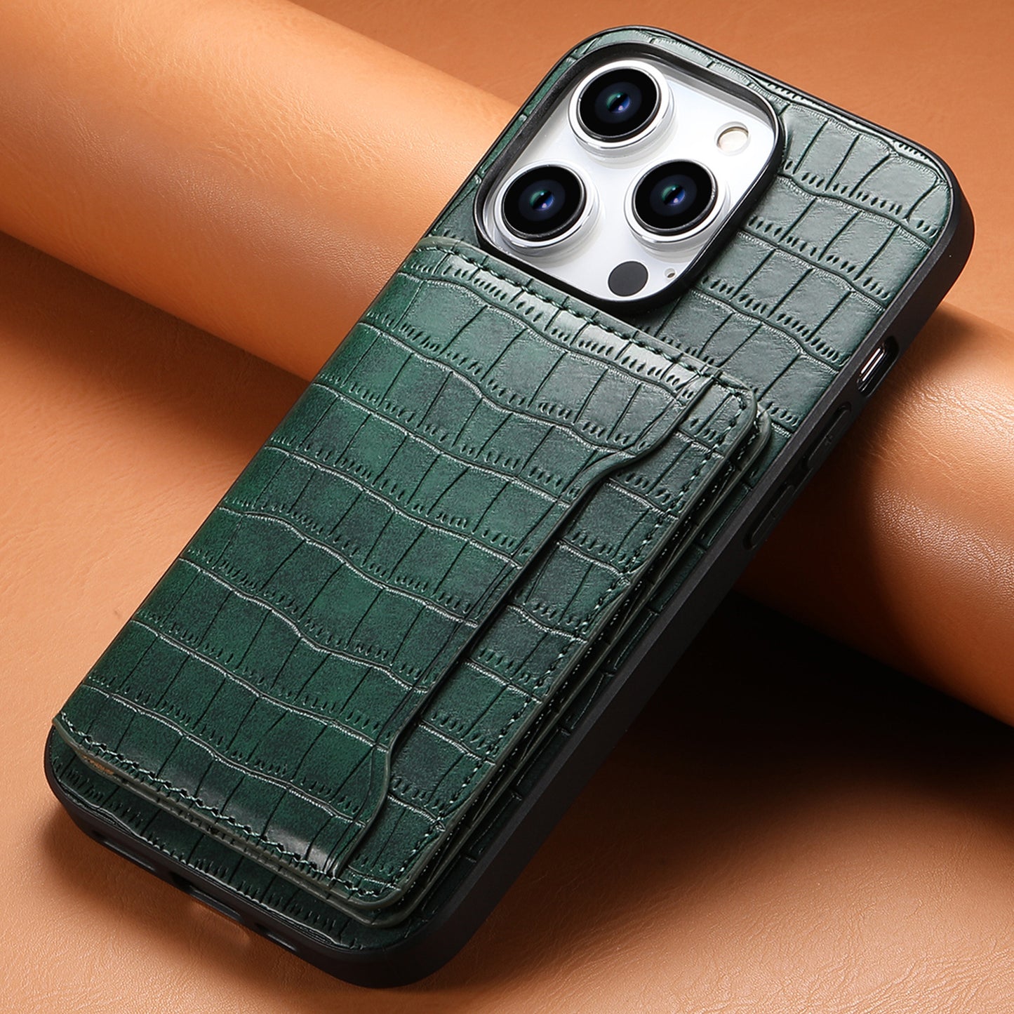 Card Pattern Leather Case Phone Case