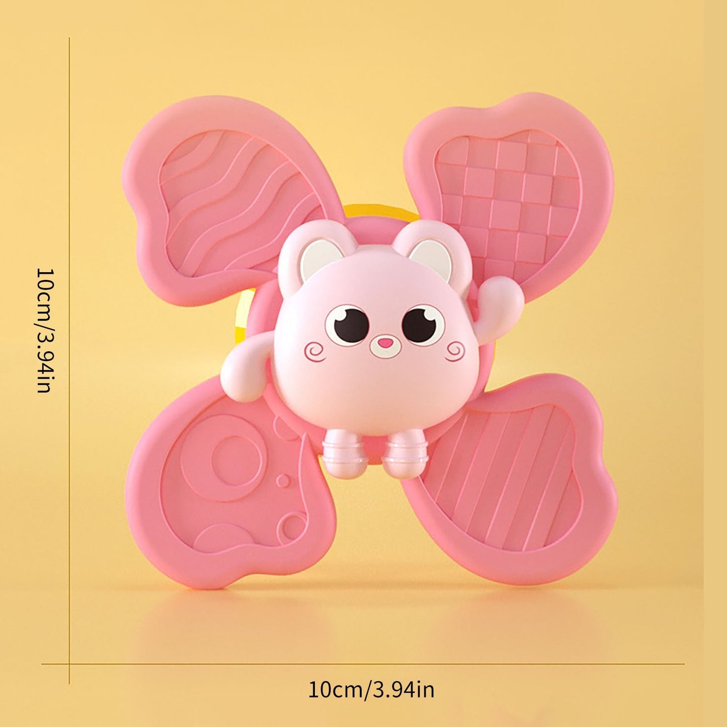 Baby Bath Spinning Top Toy Safe Interesting Baby Bath Toys Animal Hand Spinner Toys With Suction Cups Spin Toy - MyMobile