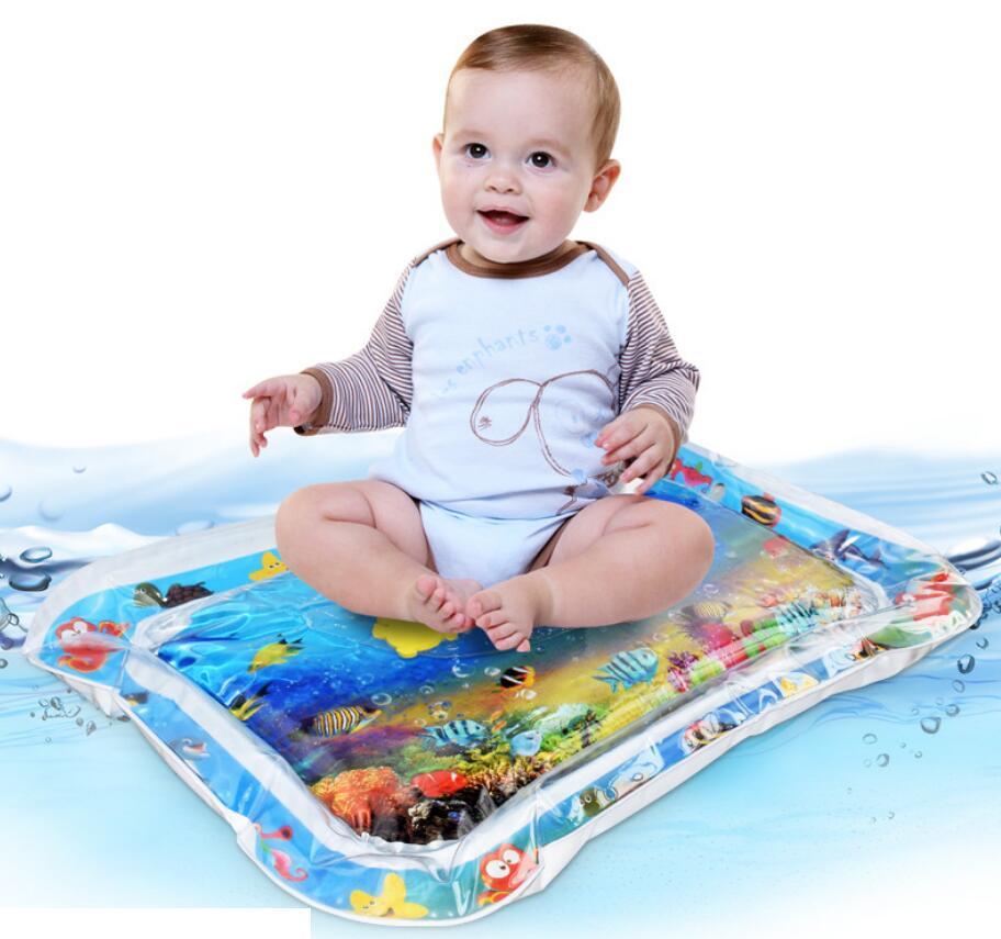 Baby Inflatable Water Mat, Infants Summer Beach Water Mat Patted Pad Water Cushion For Baby Pillows - MyMobile