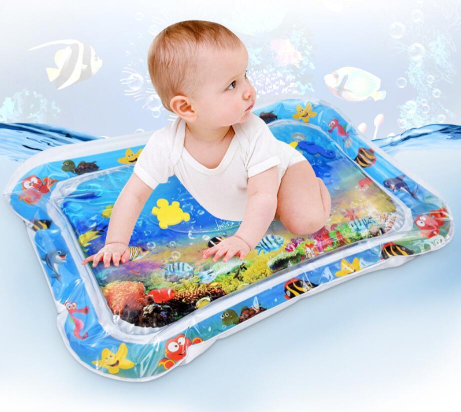 Baby Inflatable Water Mat, Infants Summer Beach Water Mat Patted Pad Water Cushion For Baby Pillows - MyMobile