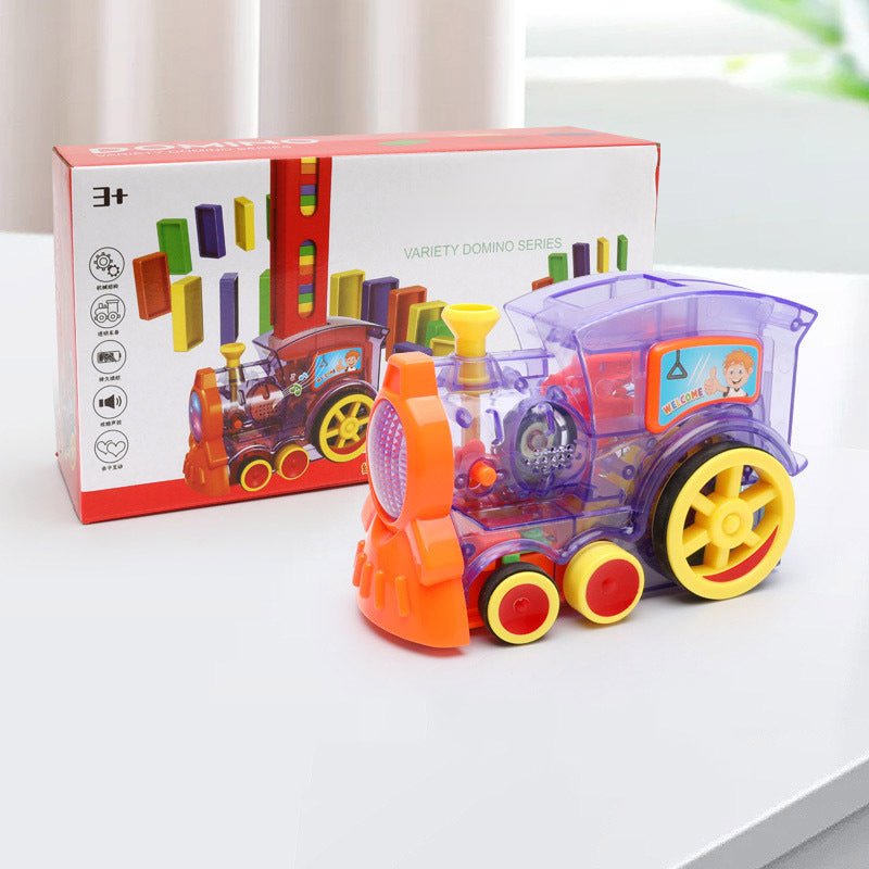 Baby Toys Car Puzzle Automatic Release Licensing Electric Building Blocks Train Toy - MyMobile