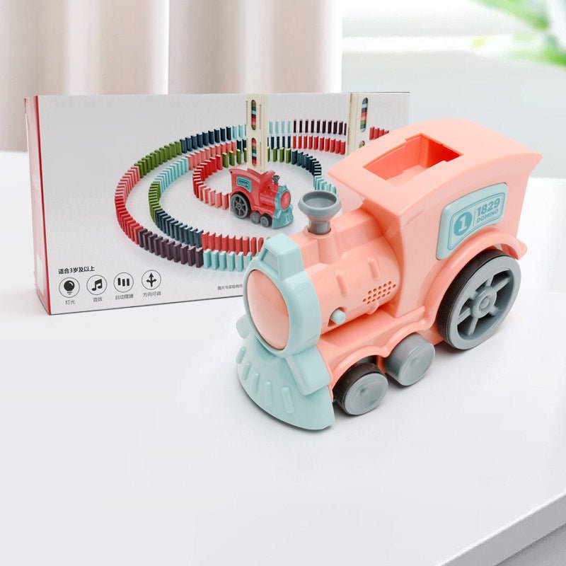 Baby Toys Car Puzzle Automatic Release Licensing Electric Building Blocks Train Toy - MyMobile