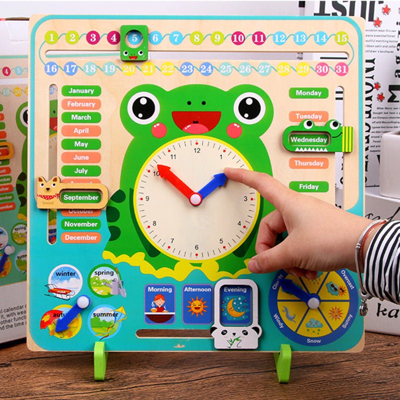 Baby Weather Season Calendar Clock Time Cognition Preschool Educational Teaching Aids Toys For Children - MyMobile