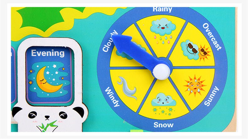 Baby Weather Season Calendar Clock Time Cognition Preschool Educational Teaching Aids Toys For Children - MyMobile