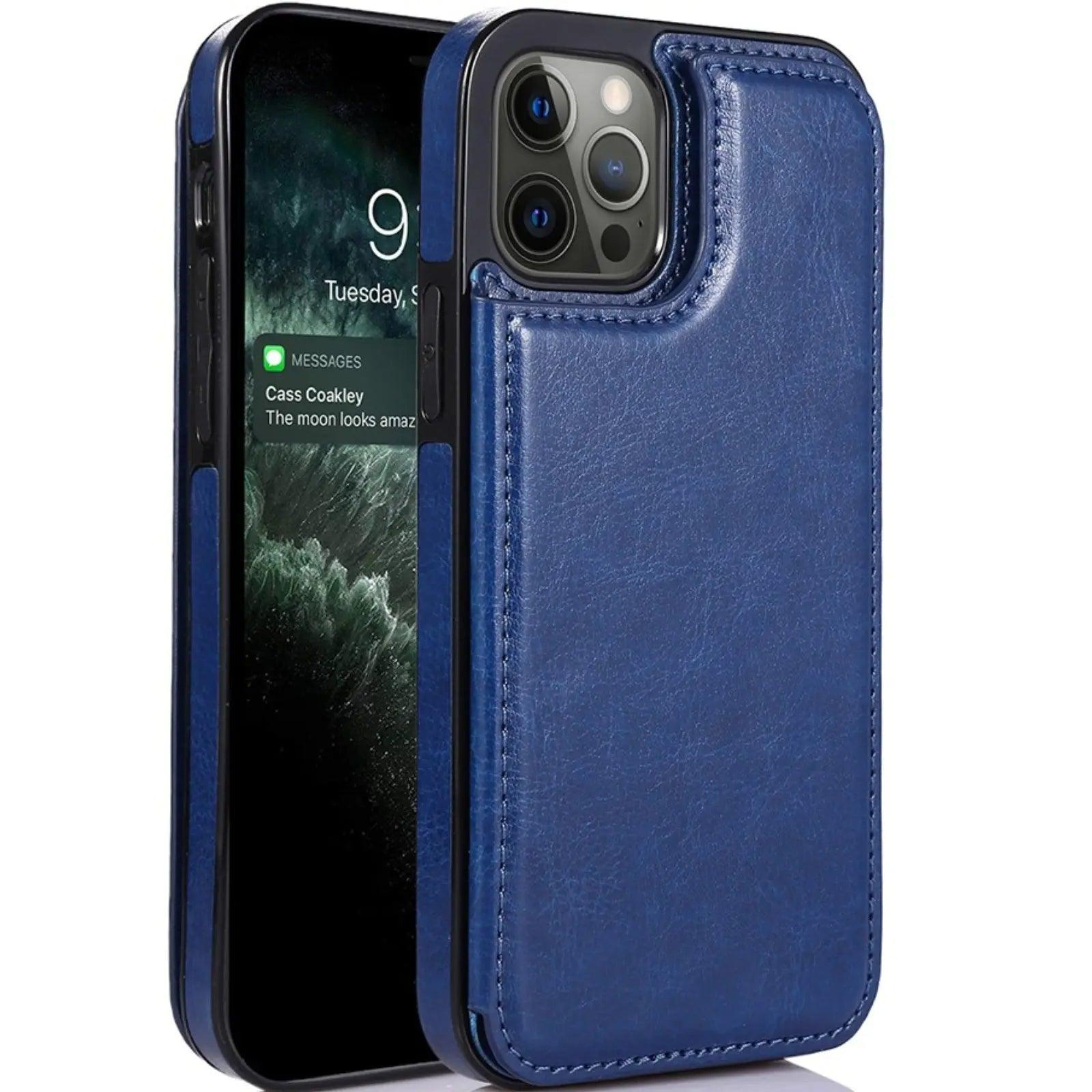 Back Flip Leather Wallet Cover Case For Iphone 14 Pro Max - MyMobile