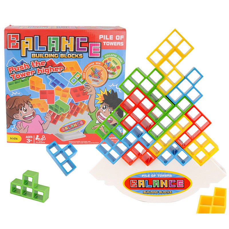 Balance Stacking Board Games Tower Block Toys For Family Parties Travel Games Boys Girl - MyMobile