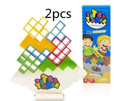 Balance Stacking Board Games Tower Block Toys For Family Parties Travel Games Boys Girl - MyMobile