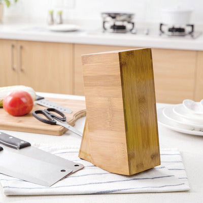 Bamboo Kitchen Accessories Storage Knife Holder - MyMobile