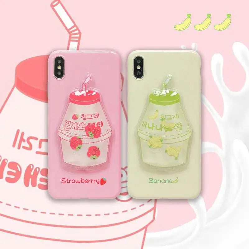 Banana strawberry milk phone case - MyMobile