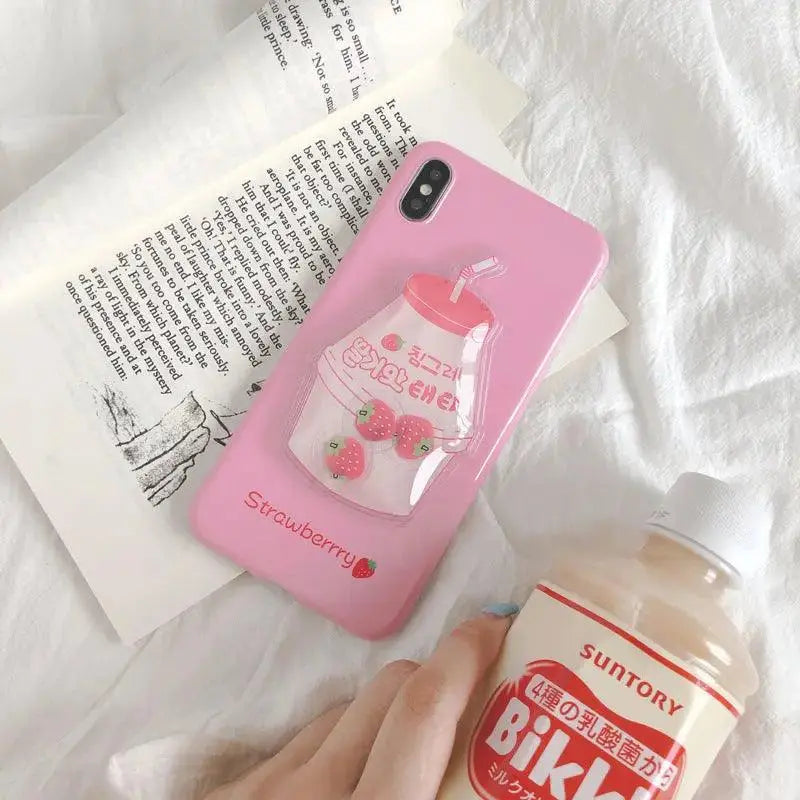 Banana strawberry milk phone case - MyMobile