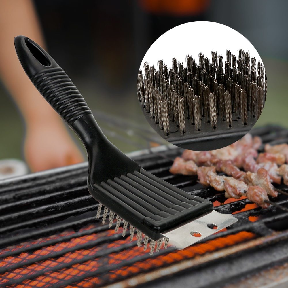 Barbecue cleaning steel brush - MyMobile