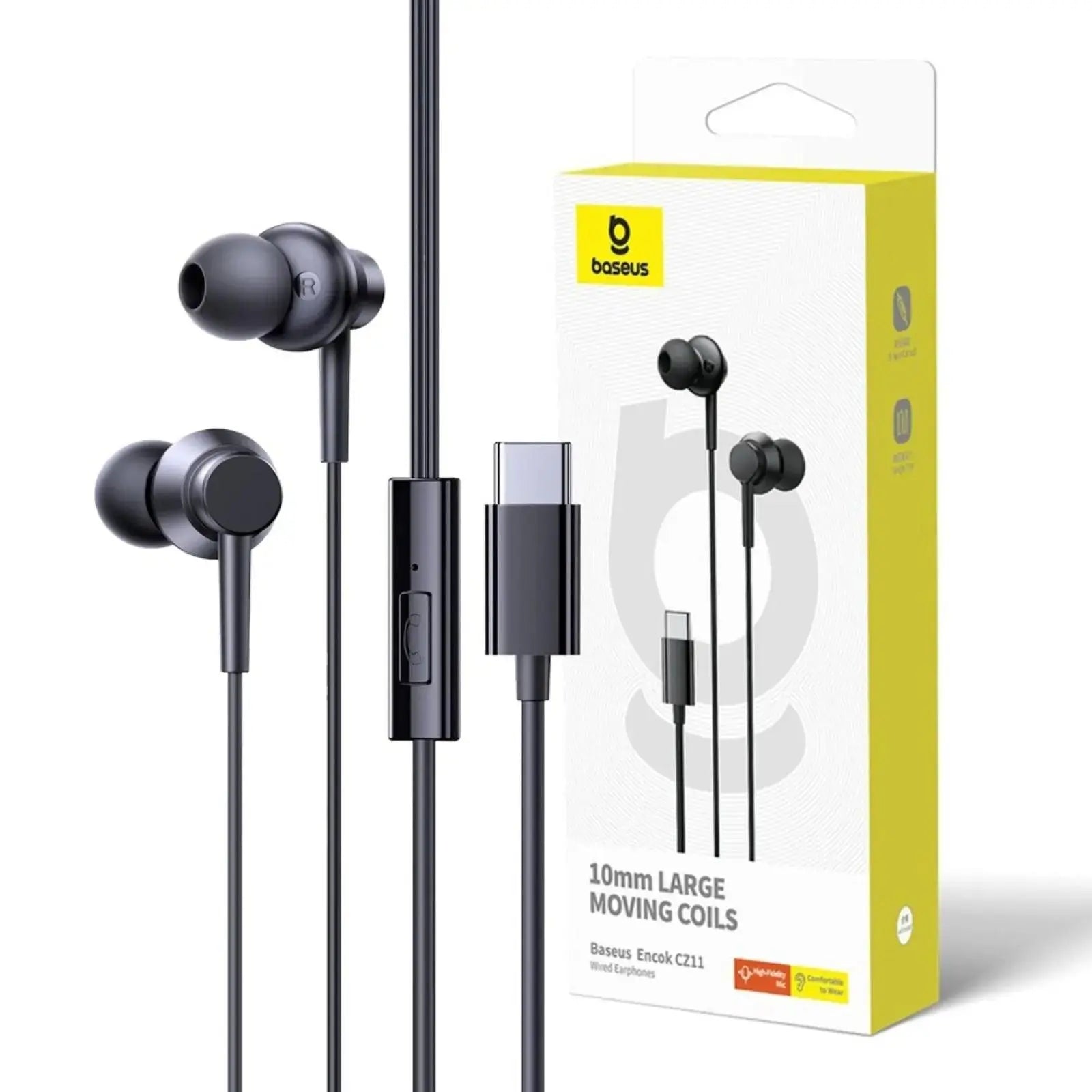 Baseus Encok CZ11 Wired Earphones - MyMobile