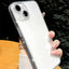 Drop Resistant Transparent Tempered Glass Phone Case For iPhone 16