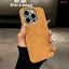 New High-grade Solid Color Suede Phone Case - MyMobile