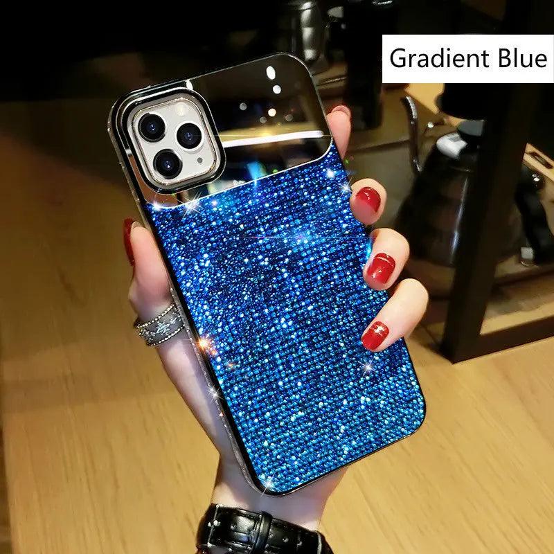 Gradual Rhinestone Mobile Phone Protective Case - MyMobile