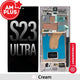 Samsung Galaxy S23 Ultra 5G G918B AMPLUS OLED Screen Replacement Digitizer with Frame-Cream (improved edition - MyMobile