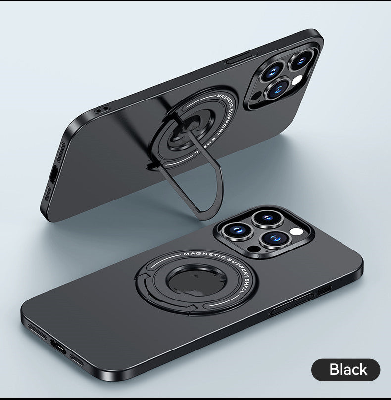 Skin-friendly Magnetic Phone Case With Invisible Stand For iPhone 14