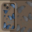 Blue Butterfly Printed Edging Drop - resistant Phone Case - MyMobile