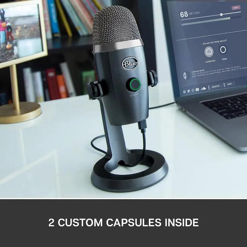 Blue Yeti Nano Premium USB Microphone Nano Grey - MyMobile