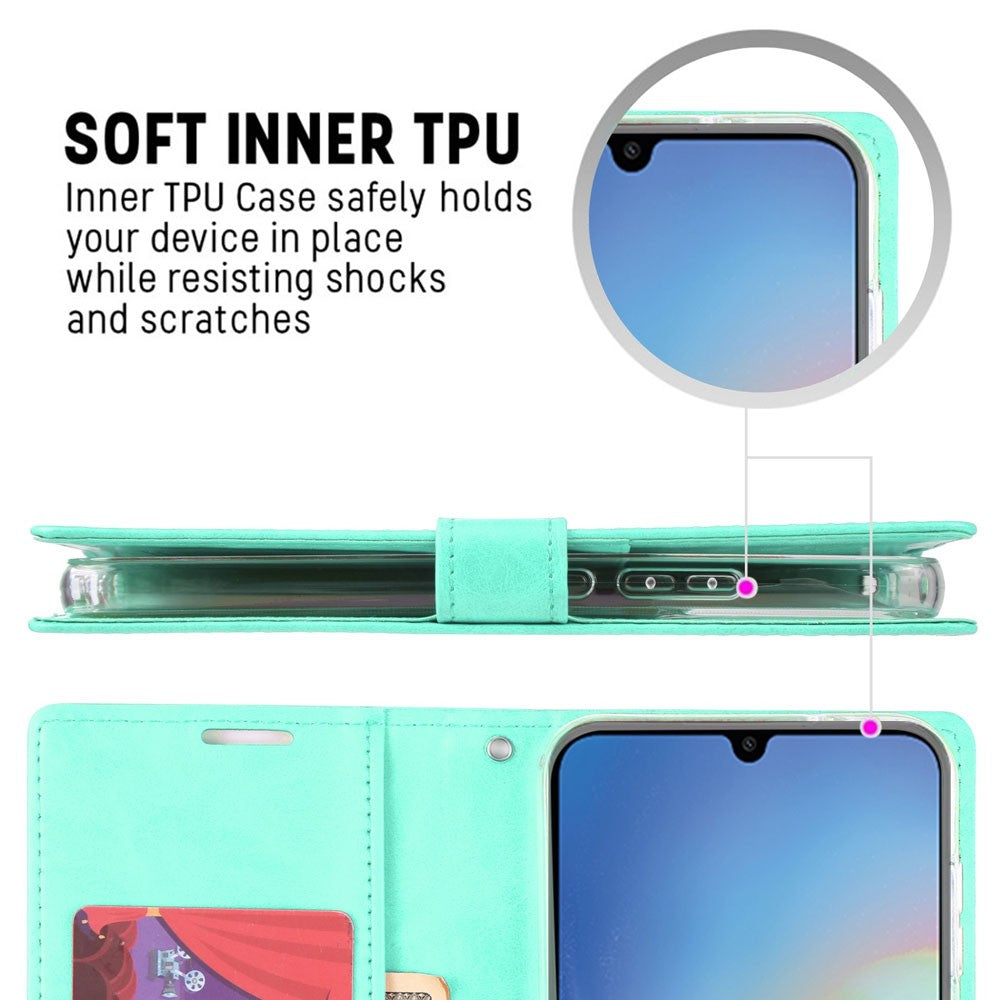 Mercury Blue Moon Diary Case for Samsung Galaxy A05