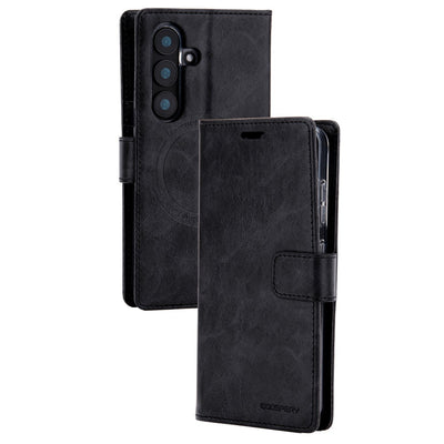 Mercury Blue Moon Diary Case With Magnetic Ring for Samsung Galaxy S25 FE